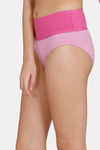 Zivame Anti-Microbial High Rise Full Coverage Tummy Tucker Hipster Panty (Pack of 2) - Multicolor — thumbnail 4